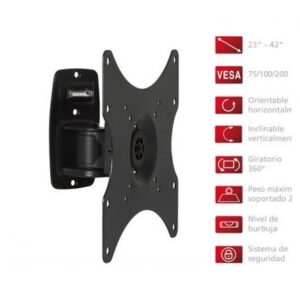 Soporte de Pared Orientable/ Inclinable/ Giratorio Fonestar STV-643N