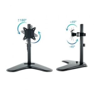 Alternative view of Soporte de Mesa Orientable/ Inclinable Tooq DB1701TN-B para TV y Portátil de 17-32"