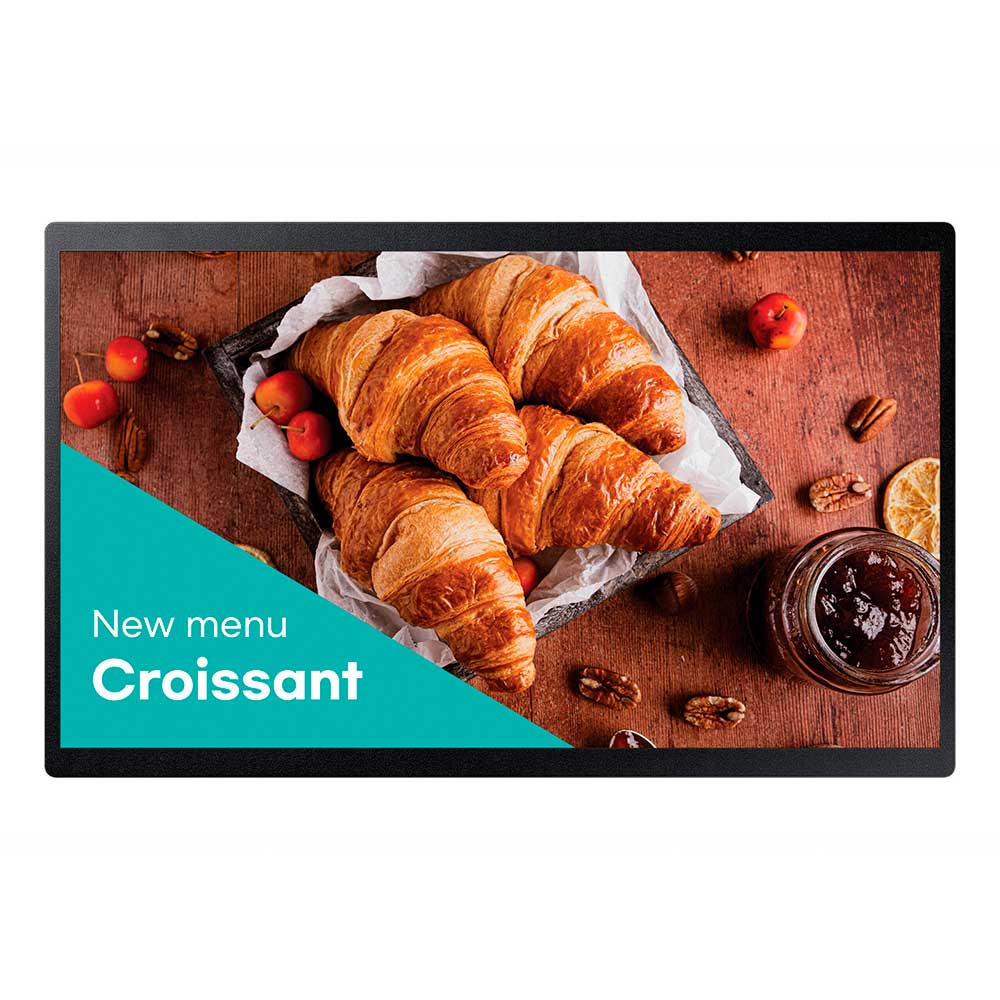 Monitor de Carteleria Digital Singage 24" SAMSUNG QB24C FHD 16/7 SoC V11