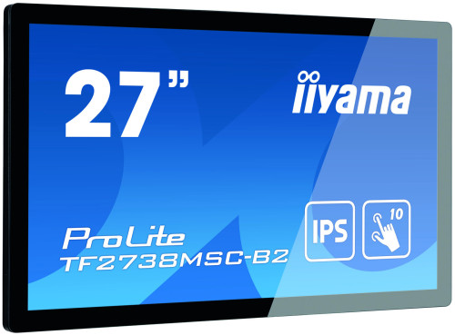 Alternative view of iiyama ProLite TF2738MSC-B2 monitor pantalla táctil 27" FullHD Multi-touch Multi-usuario Negro