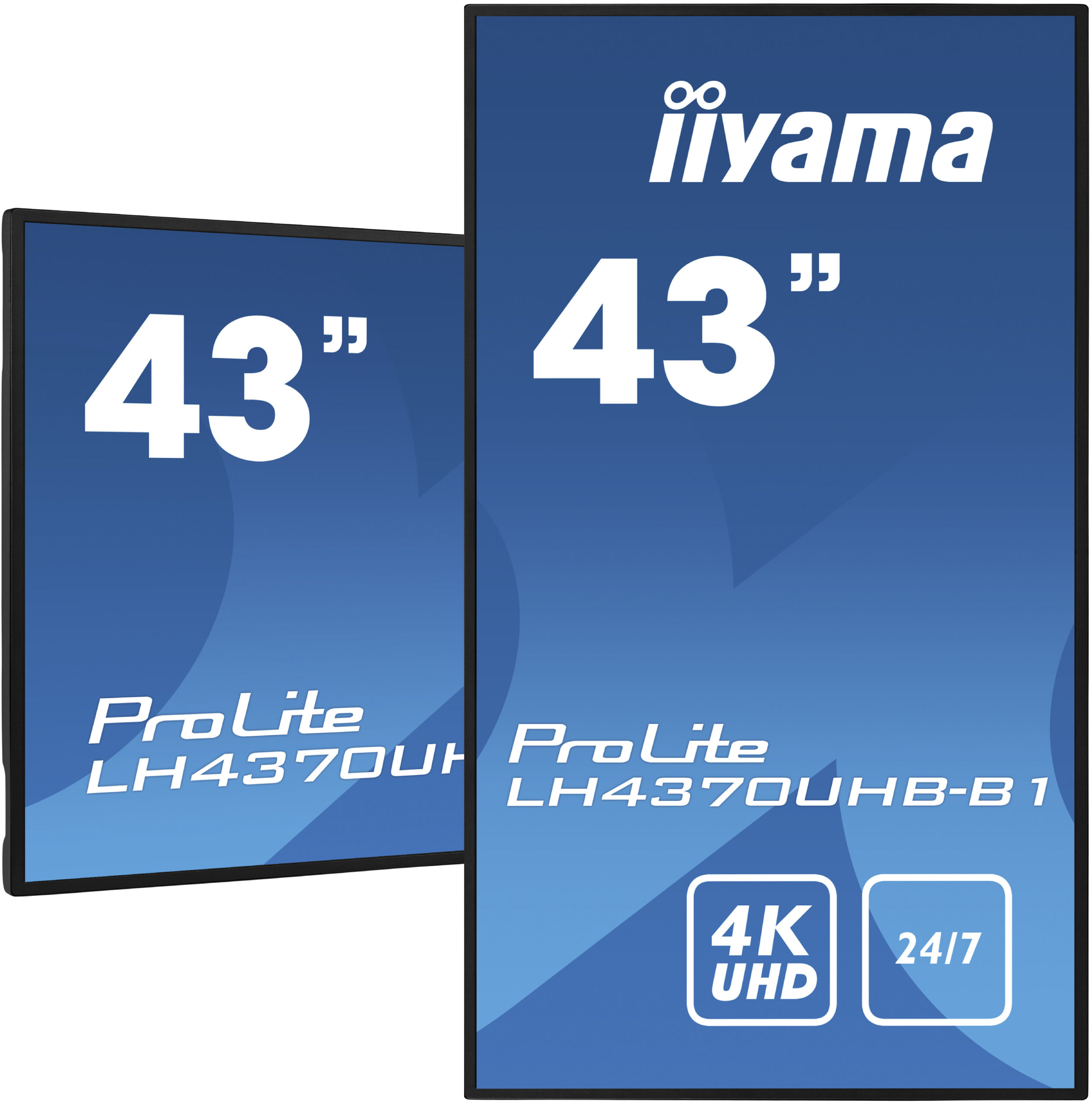 iiyama ProLite LH4370UHB-B1 - 43" pantalla LCD con retroiluminación LED - señalización digital - 4K UHD
