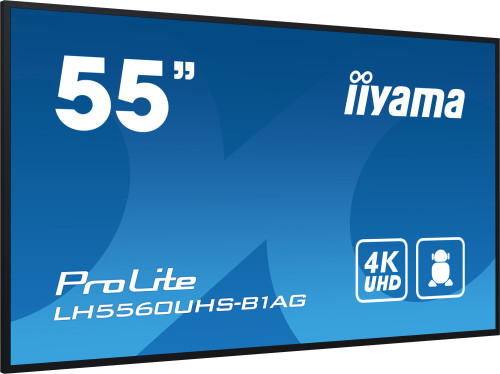iiyama ProLite LH5560UHS-B1AG - 55" UltraHD 4K pantalla LCD con retroiluminación LED para señalización digital