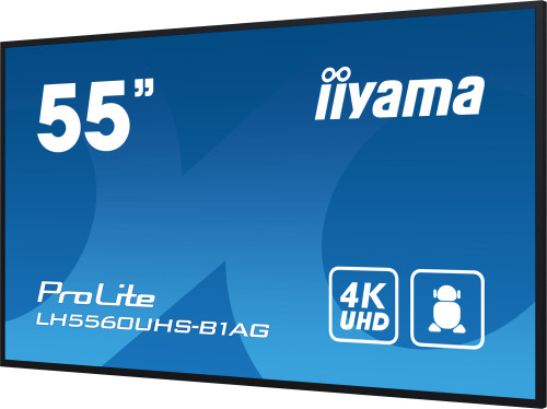 Alternative view of iiyama ProLite LH5560UHS-B1AG - 55" UltraHD 4K pantalla LCD con retroiluminación LED para señalización digital