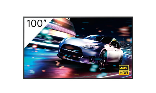 Sony Bravia Professional Displays FW-100BZ40J - señalización digital - 4K UHD (2160p) 3840 x 2160 - HDR - LED de iluminación directa - negr