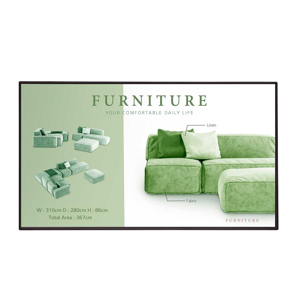 Pantalla de interior 49" LG 49UM5N-H