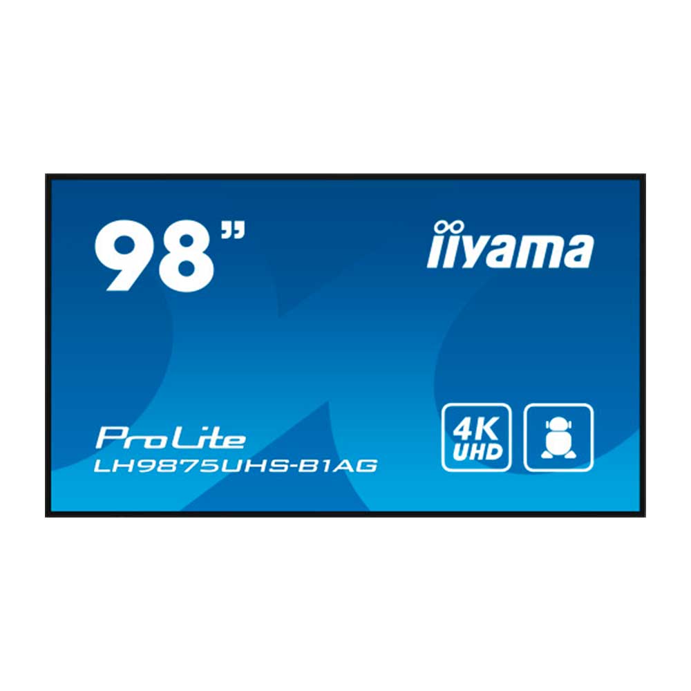 Pantalla de interior 98" iiyama PROLITE LH9875UHS-B1AG