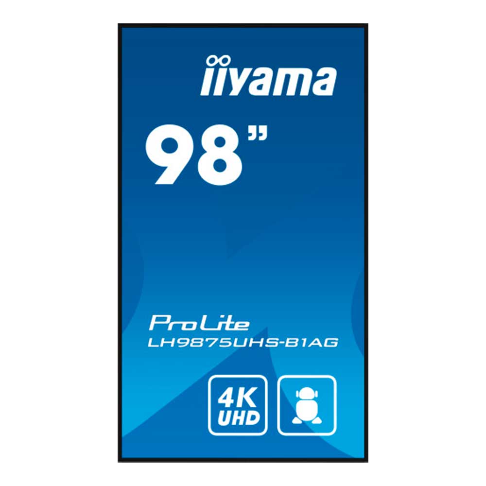 Pantalla de interior 98" iiyama PROLITE LH9875UHS-B1AG