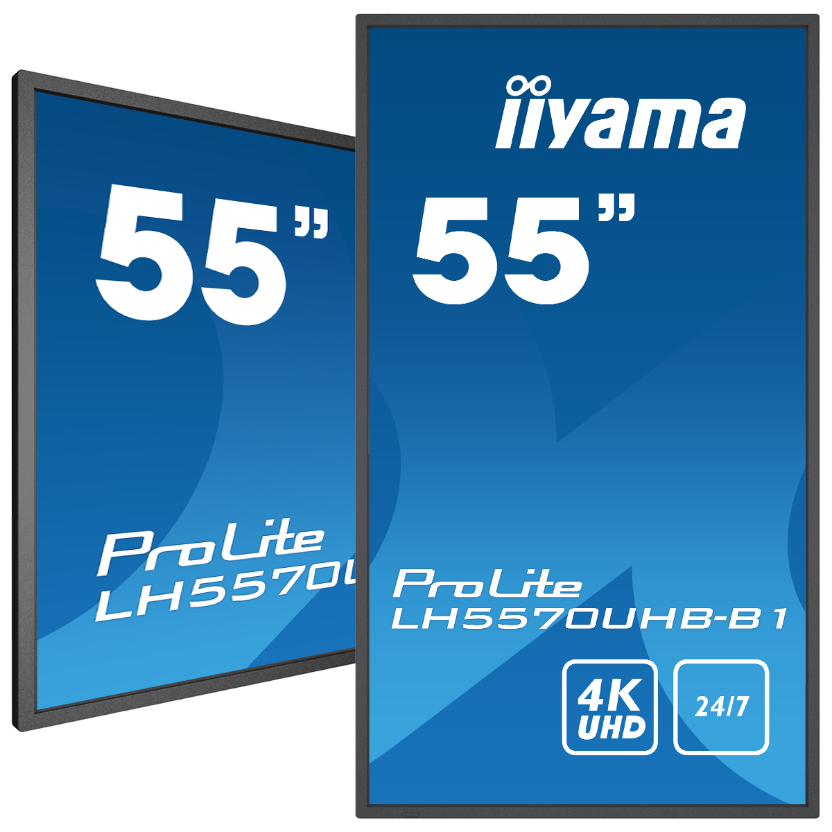 iiyama ProLite LH5570UHB-B1 - 55" UltraHD 4K pantalla LCD con retroiluminación LED - señalización digital