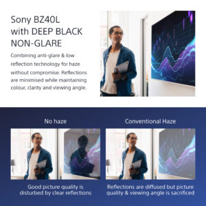Alternative view of Sony Bravia Professional Displays FW-85BZ40L - 851 Clase diagonal BZ40L Series pantalla LCD con retroiluminación LED - señalización digital - Android TV - 4K UHD (2160p) 3840 x 2160 - HDR - Direct LE