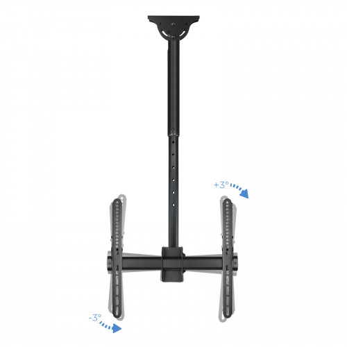 TooQ LPCE1155TSLI-B TV mount 139,7 cm (55") Negro - Imagen 7