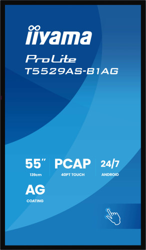 Pantalla táctil 55" IIYAMA T5529AS-B1AG ALL-IN-ONE INTERACTIVE DISPLAY/ ANDROID 14 OS - Imagen 3