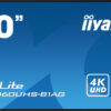 iiyama ProLite LH5060UHS-B1AG – Pantalla profesional 50” 4K UHD Digital Signage con Android 11, iiSignage² y Signal FailOver (24/7)