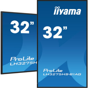 iiyama ProLite LH3275HS-B1AG – Pantalla profesional 32” Full HD Digital Signage con Android 11, iiSignage², FailOver y WiFi (24/7)