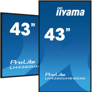 Iiyama 43 LCD UHD BLACK LH4360UHS-B2AG