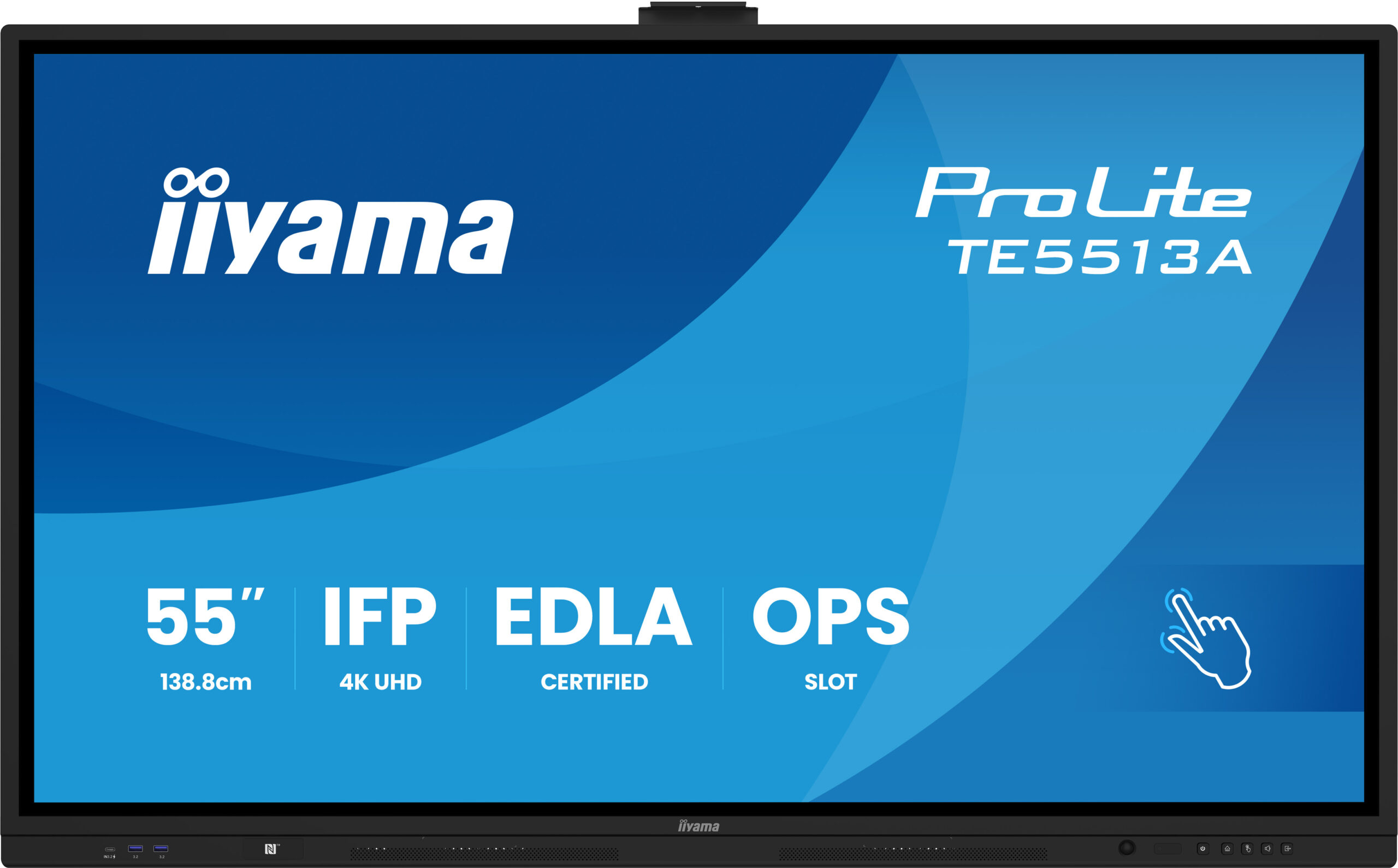 iiyama ProLite TE5513A-B1AG – Pantalla interactiva 55" 4K Google EDLA (Android 14) - Imagen 6