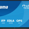 iiyama ProLite TE9813A-B1AG – Panel interactivo 98” 4K UHD Google EDLA (Android 14) con PureTouch-IR+ 40 puntos, USB-C 100W y iiControl DMS