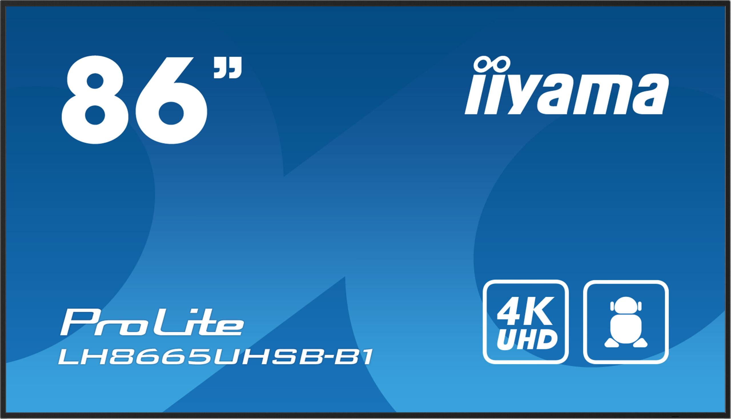 iiyama ProLite LH8665UHSB-B1 – Pantalla profesional 86” 4K UHD 800 nits con Android 11 (24/7) - Imagen 2