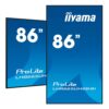iiyama ProLite LH8665UHSB-B1 – Pantalla profesional 86”