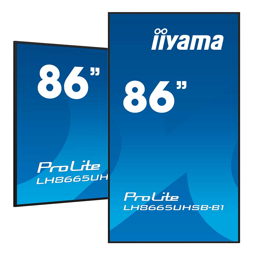 iiyama ProLite LH8665UHSB-B1 – Pantalla profesional 86”