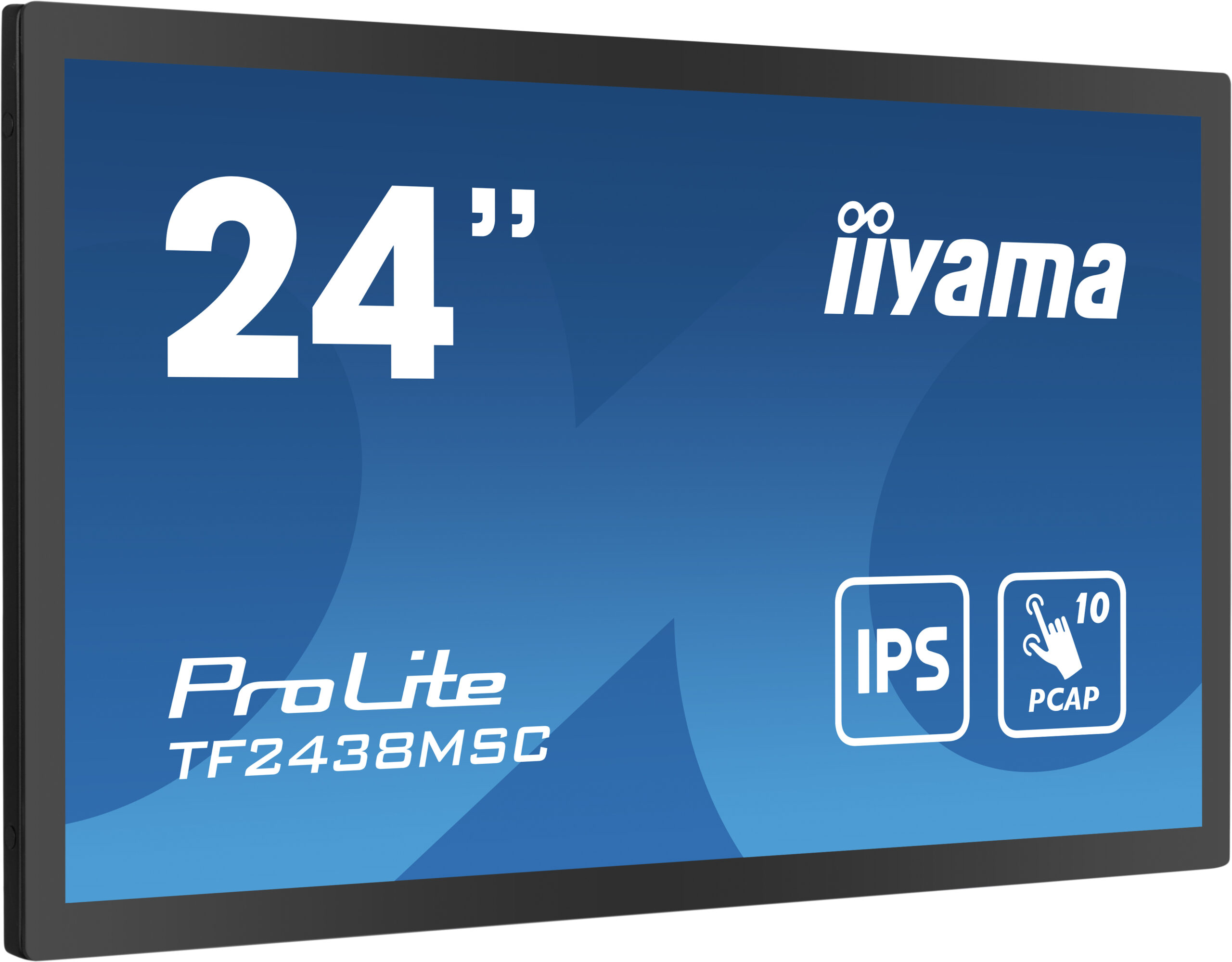 iiyama ProLite TF2438MSC-B1 – Monitor táctil Open Frame 23,8" IPS Full HD (Optical Bonded PCAP 10 puntos, 600 cd/m², IPX1 frontal)