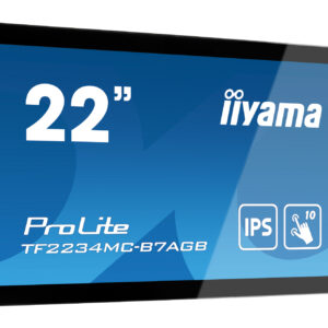 iiyama ProLite TF2234MC-B7AGB – Monitor táctil Open Frame 21,5” Full HD IPS (PCAP 10 puntos, Anti-Glare, IP65 frontal)