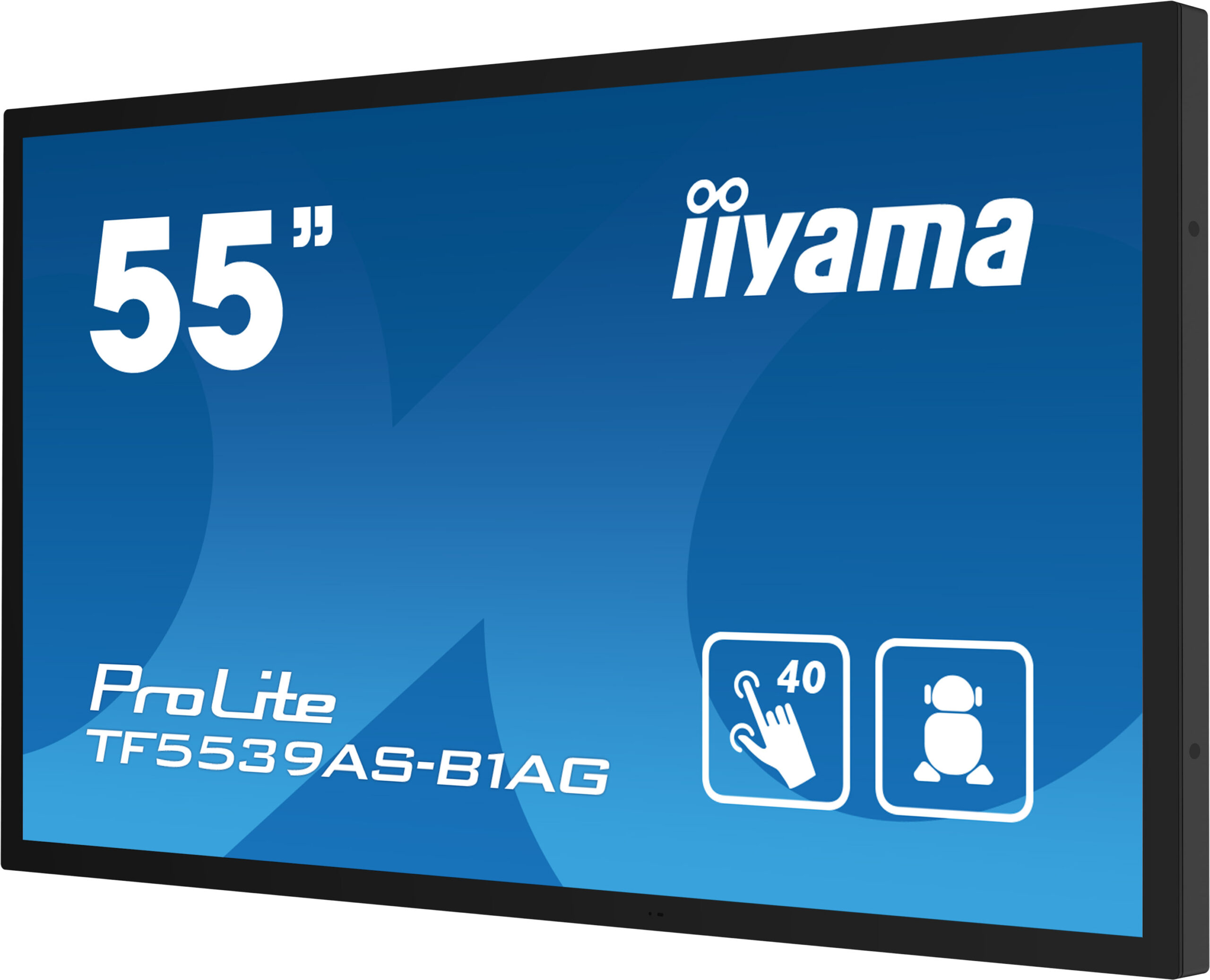 iiyama ProLite TF5539AS-B1AG – Pantalla táctil 55” 4K Android (PCAP 40 puntos, Touch Through-Glass, IP65 frontal) - Imagen 9