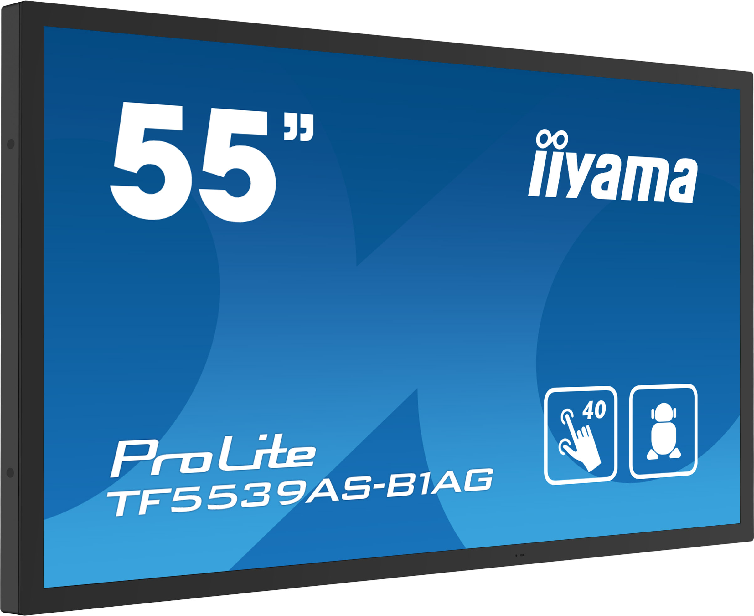 iiyama ProLite TF5539AS-B1AG – Pantalla táctil 55” 4K Android (PCAP 40 puntos, Touch Through-Glass, IP65 frontal) - Imagen 12