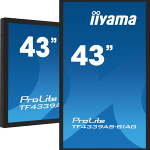 iiyama ProLite TF4339AS-B1AG – Pantalla táctil 43" 4K Android 11 Open Frame PCAP (40 puntos)