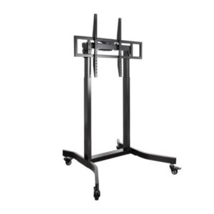Soporte de Suelo Motorizado TooQ FSM02-B LUX con Ruedas (55”–100”) | VESA 800×600 | 120 kg | Altura Eléctrica