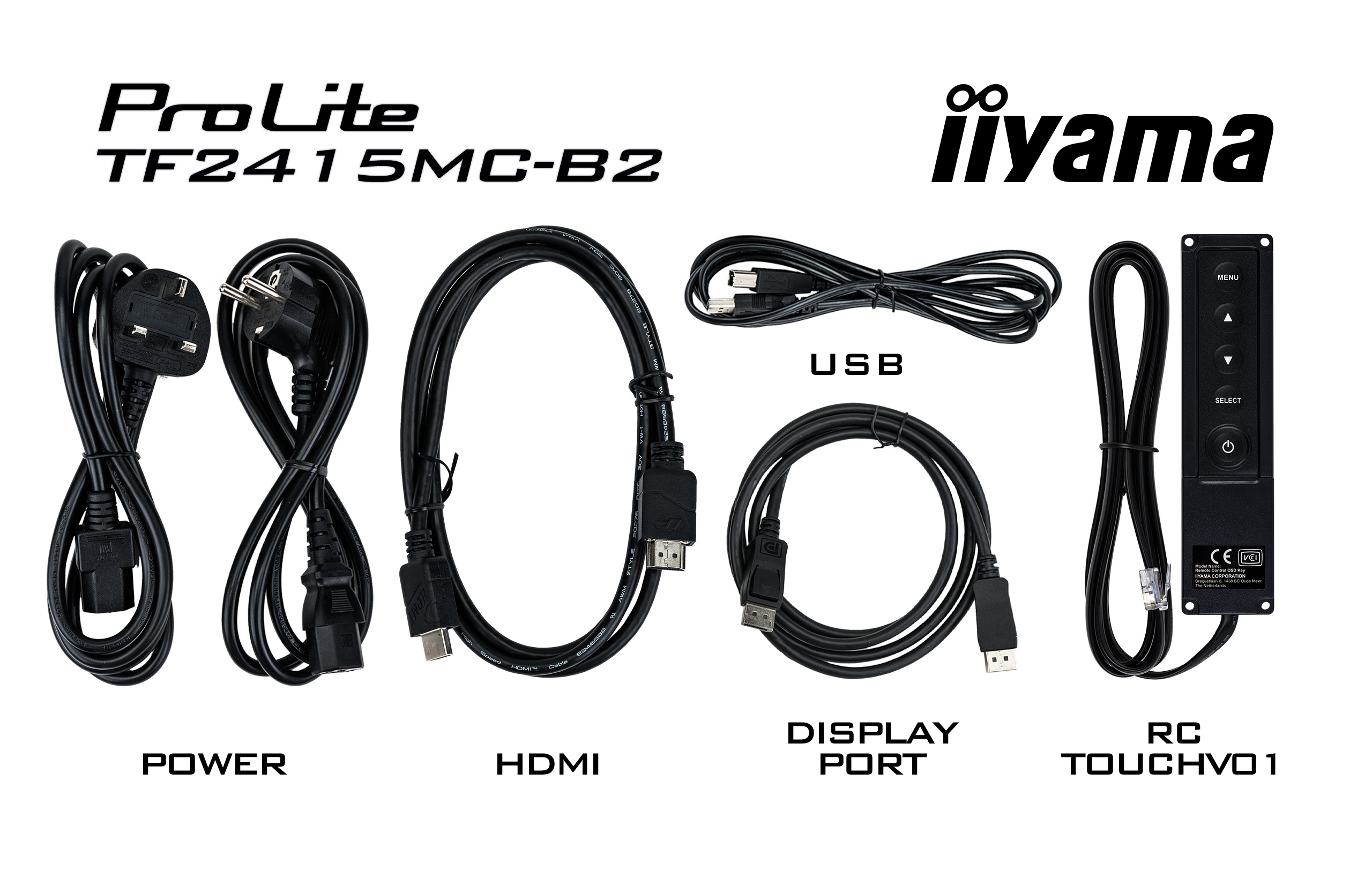 iiyama ProLite TF2215MC-B2 – Monitor Táctil Open Frame 21,5” PCAP Full HD (IP65 frontal) - Imagen 3