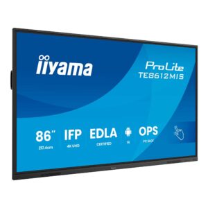 iiyama ProLite TE8612MIS-B4AG – Pizarra interactiva 86” 4K Google EDLA