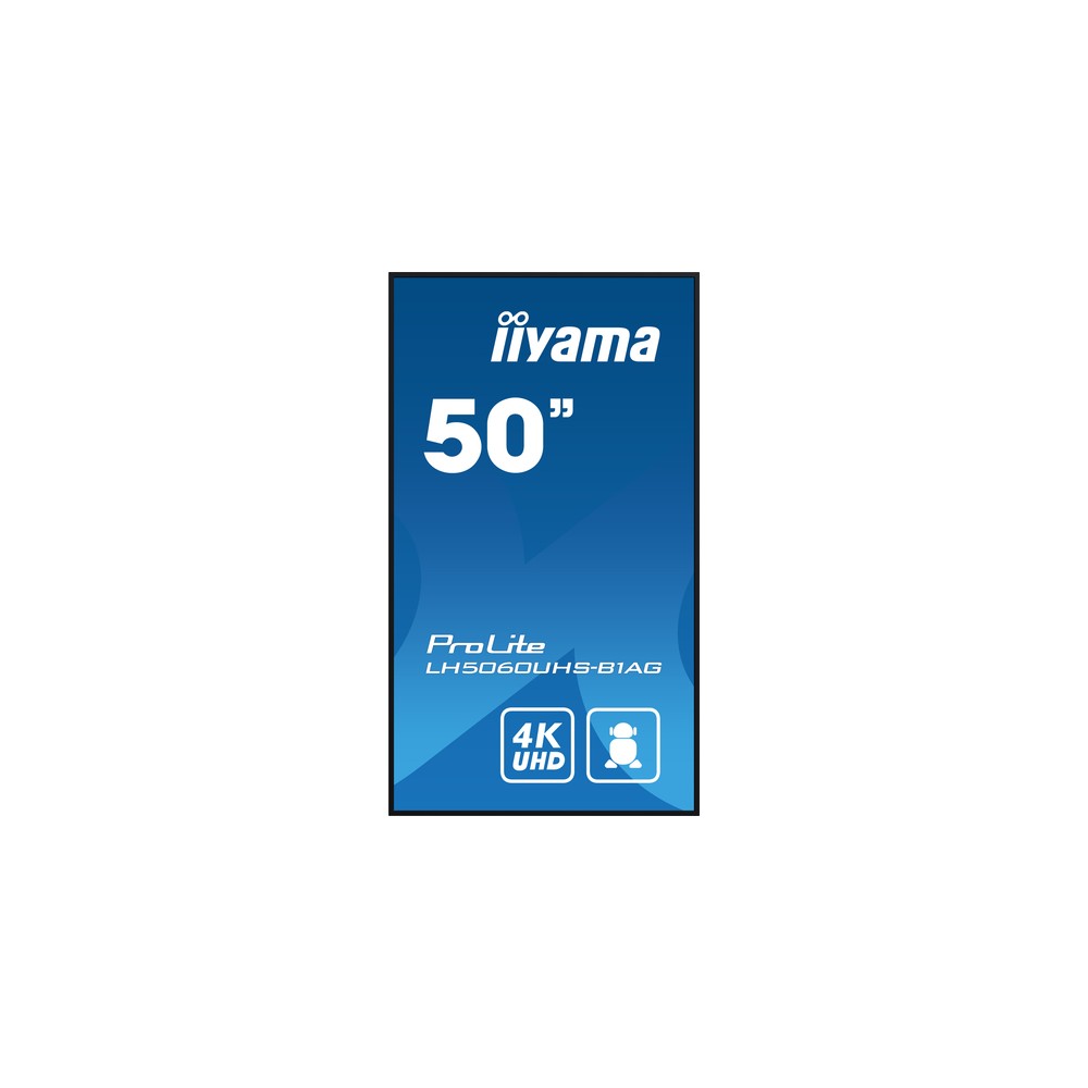 iiyama ProLite LH5060UHS 50" 4K UHD 500 nits Android 11 24/7 - Imagen 4