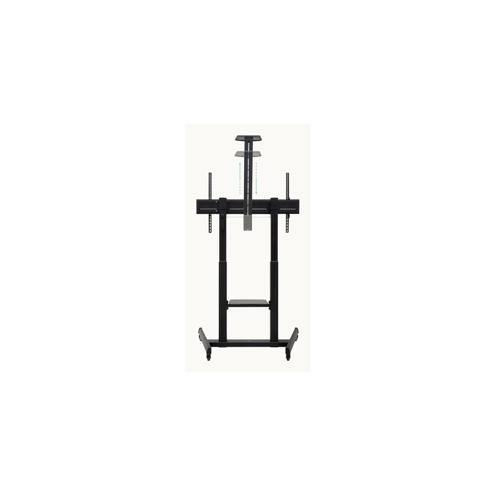 Soporte Suelo TooQ FS20406HM-B Inclinable, con ruedas para Pantallas 60-100" hasta 120 kg - Imagen 6