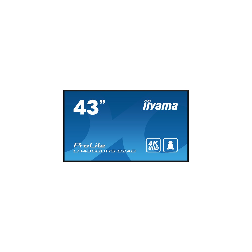 iiyama ProLite LH4360UHS 43" 4K UHD 500 nits Android 11 24/7 - Imagen 3