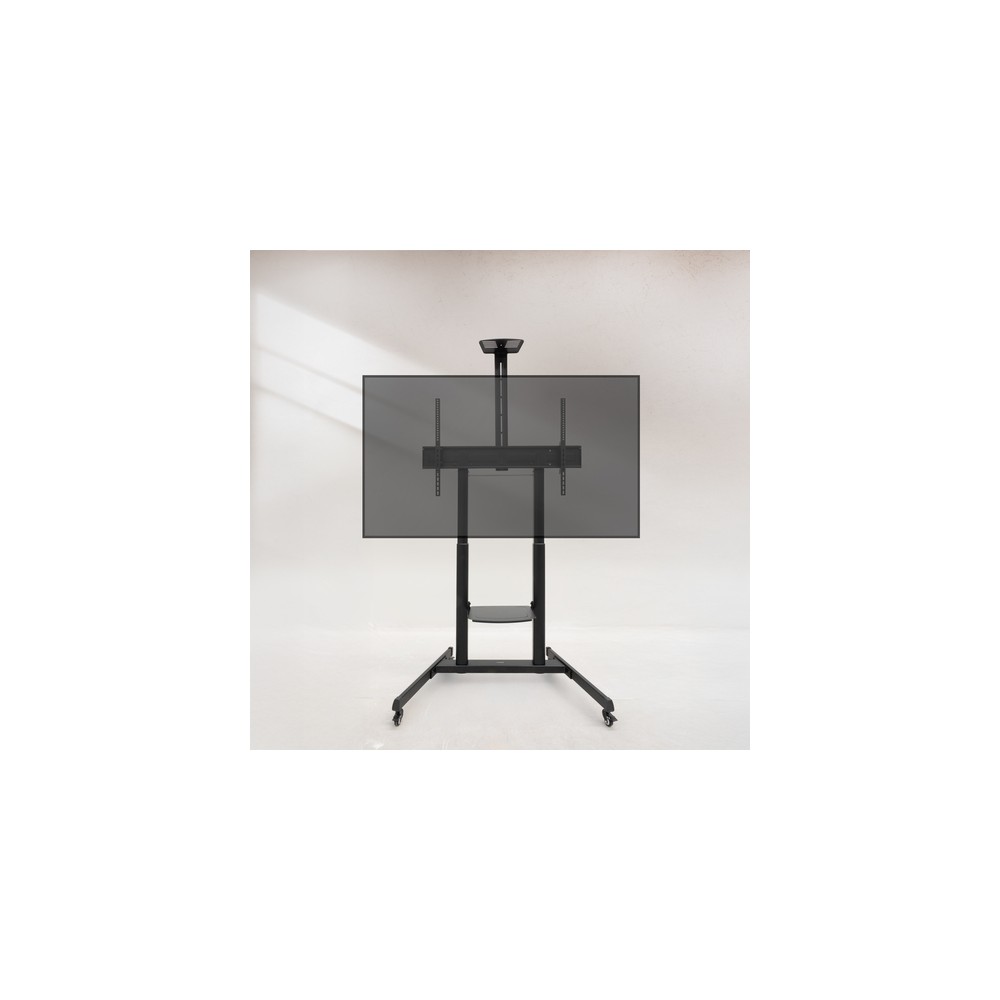 Soporte Suelo TooQ FS20406HM-B Inclinable, con ruedas para Pantallas 60-100" hasta 120 kg - Imagen 3