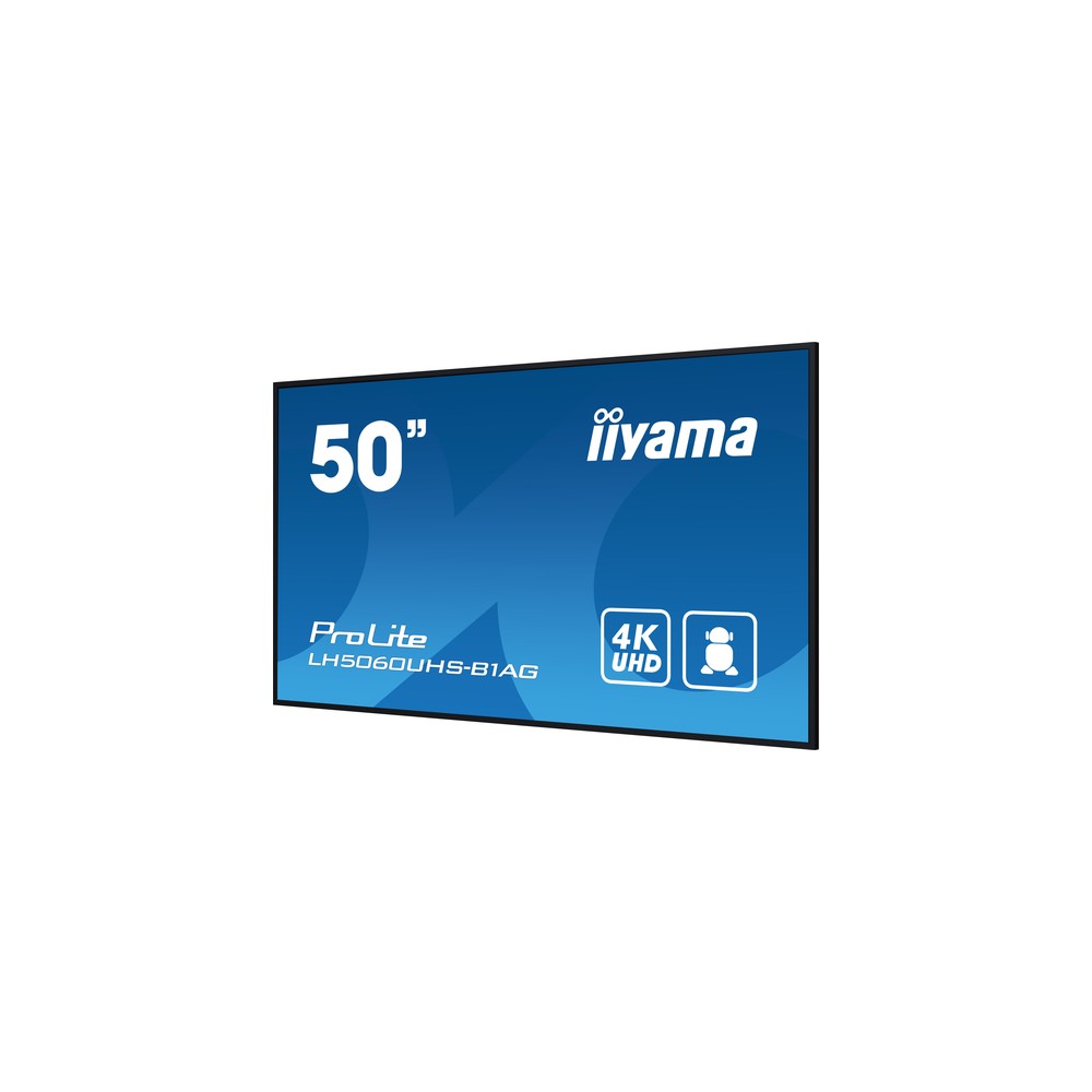 iiyama ProLite LH5060UHS 50" 4K UHD 500 nits Android 11 24/7 - Imagen 8