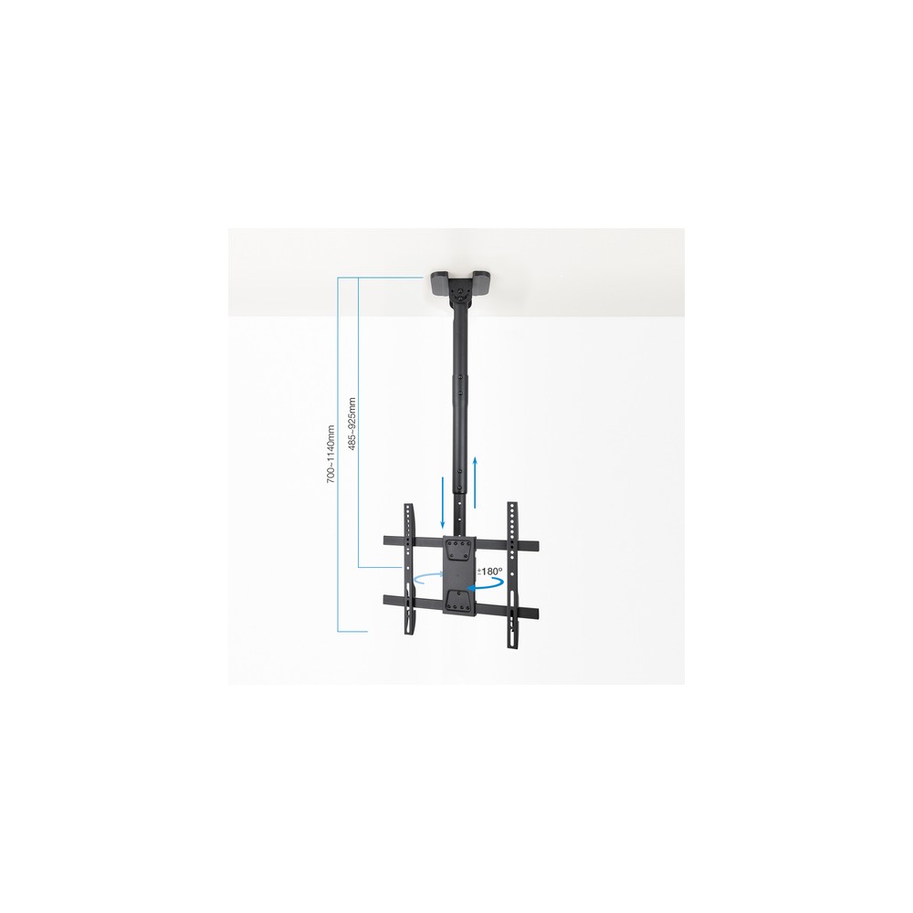 Soporte Techo TooQ LPCE1175TSLI-B Inclinable, orientable para Pantallas 32-75" hasta 60 kg - Imagen 5