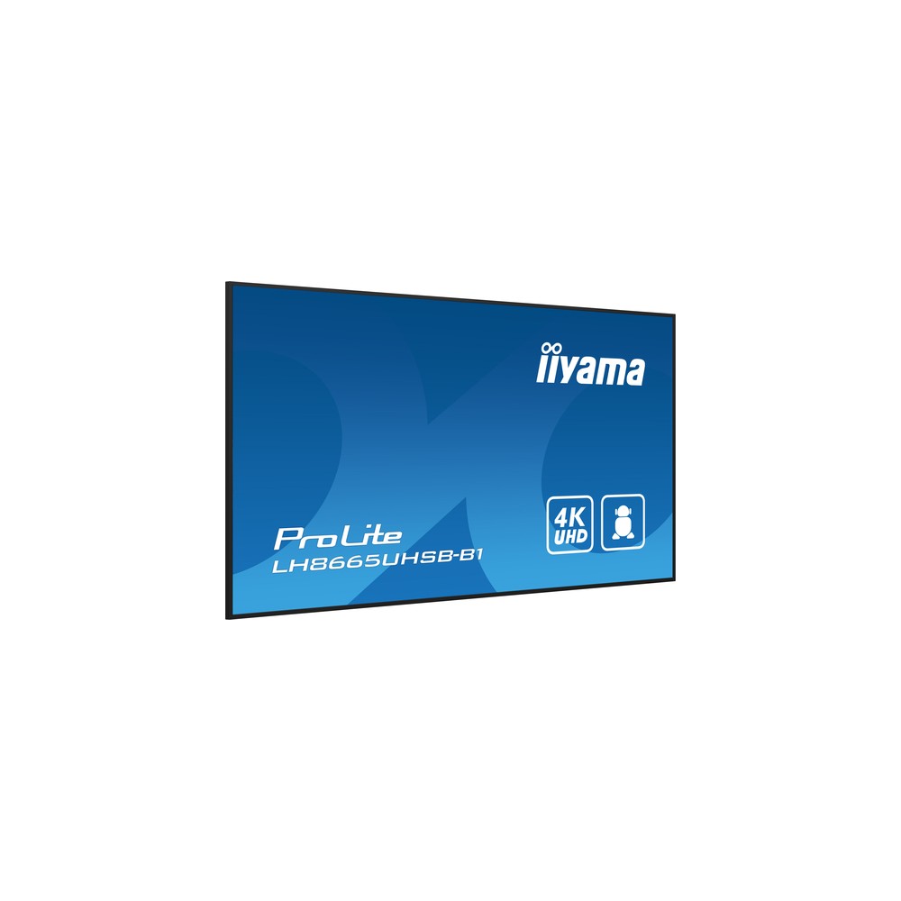 Iiyama 86 LCD UHD BLACK LH8665UHSB-B1 - Imagen 6
