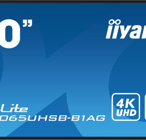 MONITOR IIYAMA 50" , UHD VA PANEL, HAZE 25%, 800CD/M, HORIZ Y VERT, SIGNAL FAILOVER, MM 2X 10W,  HDMI 2X, DP, USB 2.0 X2, WIFI, LAN, MEDIA PLAY USB PORT, CONTROL LAN / RS232C, IISIGNAGE2 (CMS/DMS), E-SHARE, ANDROID 11 OS,  24/7 OPERATION, VESA  (400X