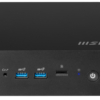MSI CUBI NUC 1MG-237BEU PC/estación de trabajo barebone 0.84L sized PC Negro 150U Intel® SoC