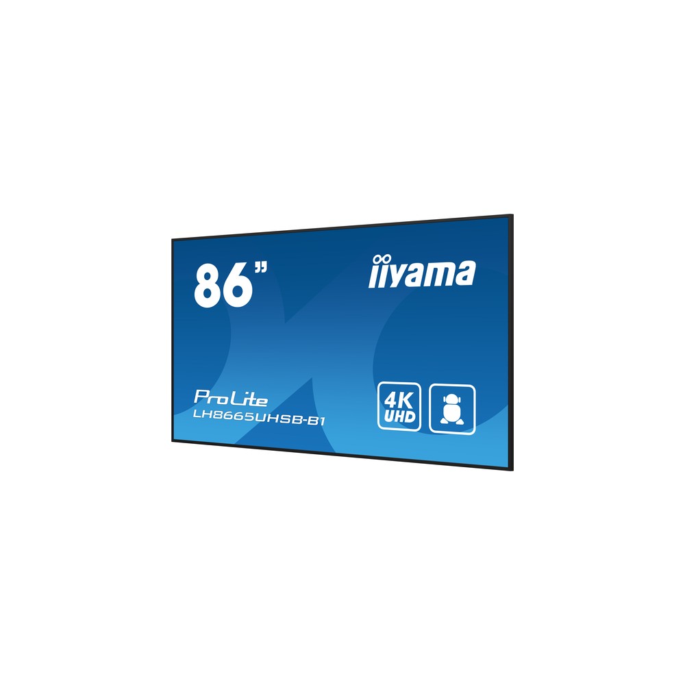 Iiyama 86 LCD UHD BLACK LH8665UHSB-B1 - Imagen 7