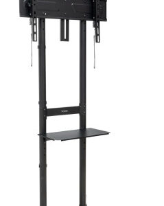 (P) TOOQ SOPORTE SUELO RUEDAS "NEFERTITI", 37-70", NEGRO