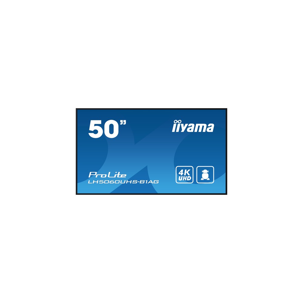 iiyama ProLite LH5060UHS 50" 4K UHD 500 nits Android 11 24/7 - Imagen 3