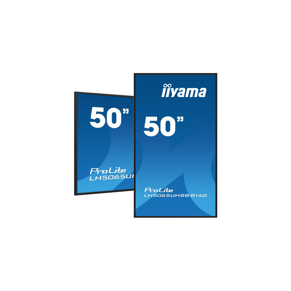 iiyama ProLite LH5065UHSB-B1AG 50" 4K UHD 800 nits Android 11 24/7 - Imagen 2