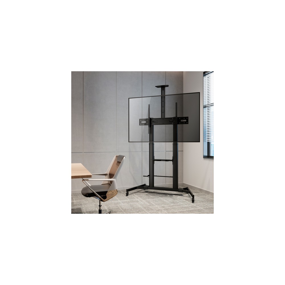 Soporte Suelo Aisens FT100TE-171 Inclinable, con ruedas para Pantallas 60-100" hasta 100 kg - Imagen 7