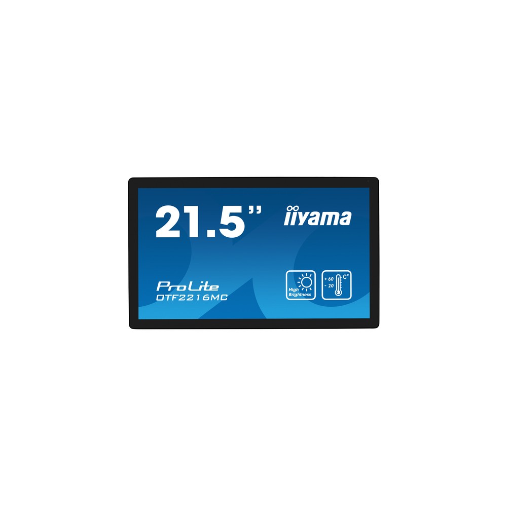 Iiyama 21,5 16:9 PCAP 10P Touch OTF2216MC-B1 - Imagen 2