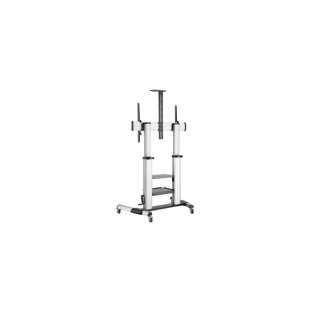 Soporte Suelo Aisens FT100TE-125 Inclinable, con ruedas para Pantallas 60-100" hasta 100 kg - Imagen 3