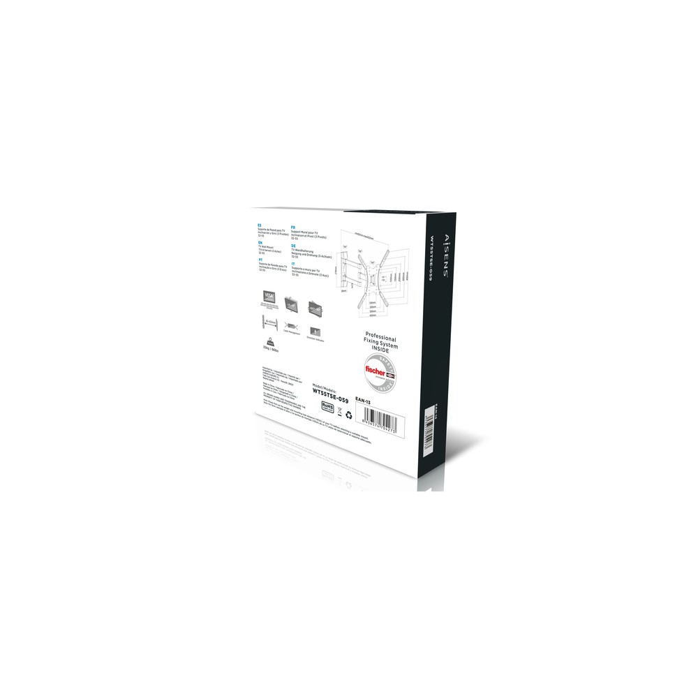Soporte Pared Aisens WT55TSE-059 Inclinable para Pantallas 32-55" hasta 30 kg - Imagen 9