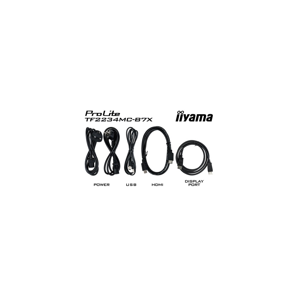 Iiyama 21,5 PCAP 10P BLACK TF2234MC-B7X - Imagen 11