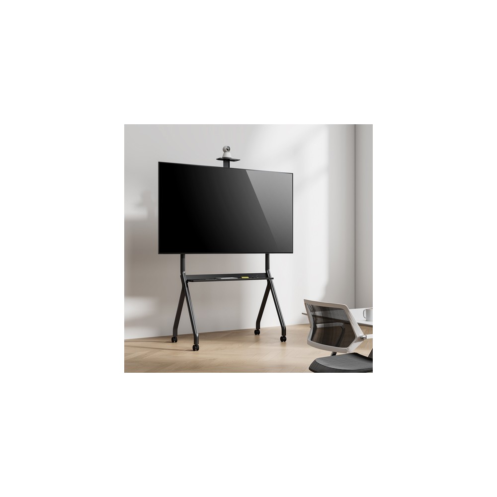 Soporte Suelo Aisens FT86FE-369 Con ruedas para Pantallas 55-100" hasta 120 kg - Imagen 5